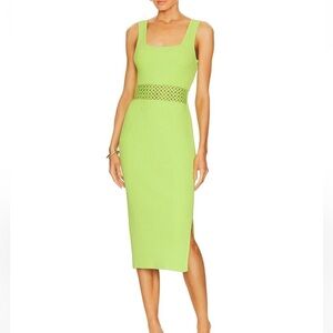 Elegant Green Midi dress